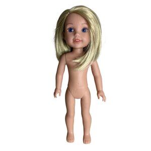 American Girl WellieWishers Doll Blonde Hair Blue Eyes 14.5"